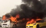 Arson seen behind torching of 11 cars at Dubai Outlet Mall parking lot